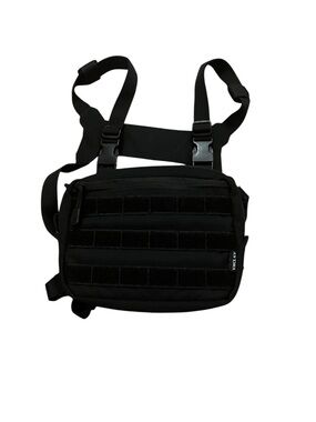 VMCLKY Tactical Chest Rig Bag Black MOLLE Harness Pack - Excellent Condition
